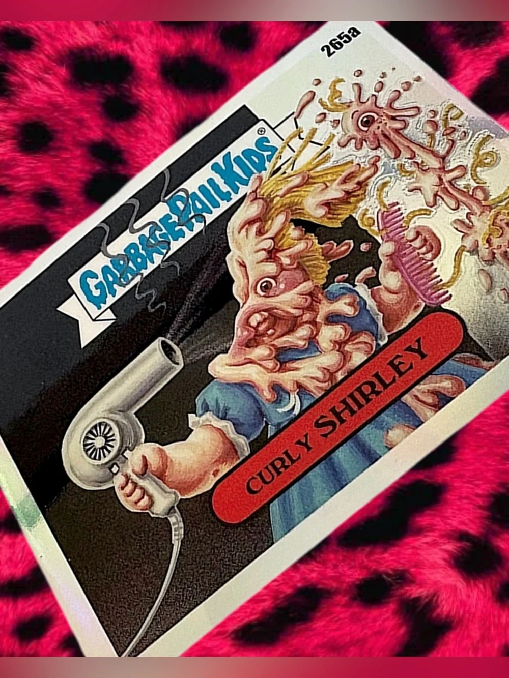 Curley Shirley - 2024 Garbage Pail Kids Sticker Card
